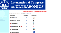 Desktop Screenshot of icultrasonics.org